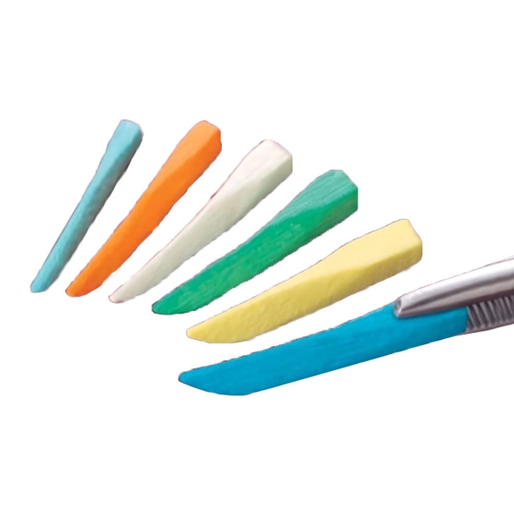 RMH3 Dental Poly-Wooden Wedges, Assorted Colors and Sizes, 100/Pk - RMH3 Dental Poly-Wooden Wedges, Assorted Colors and Sizes, 100/Pk - Image 1