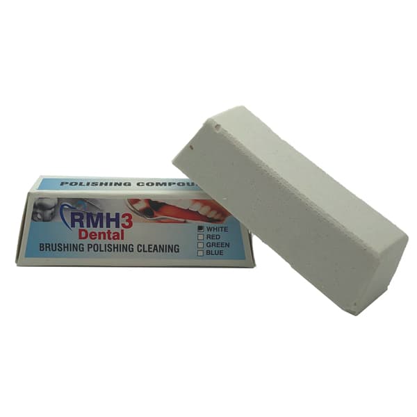 RMH3 Dental White Polishing Compound, 4 oz Jar, Pack of 4 - RMH3 Dental WHITE Polishing Compound 4oz/Pk. Suitable for Polishing, Brushing - Image 1