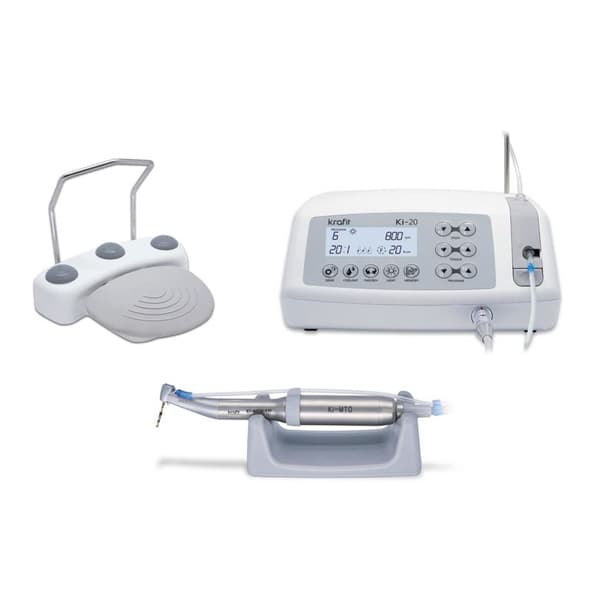 Krafit Ki-20 Optic Brushless Implant Motor Complete Set with Control Unit (Ki-20, Ki-AG20L, Ki-MTO) - Krafit Ki-20 Optic - Brushless Implant Motor. Complete Set with Control Unit - Image 1