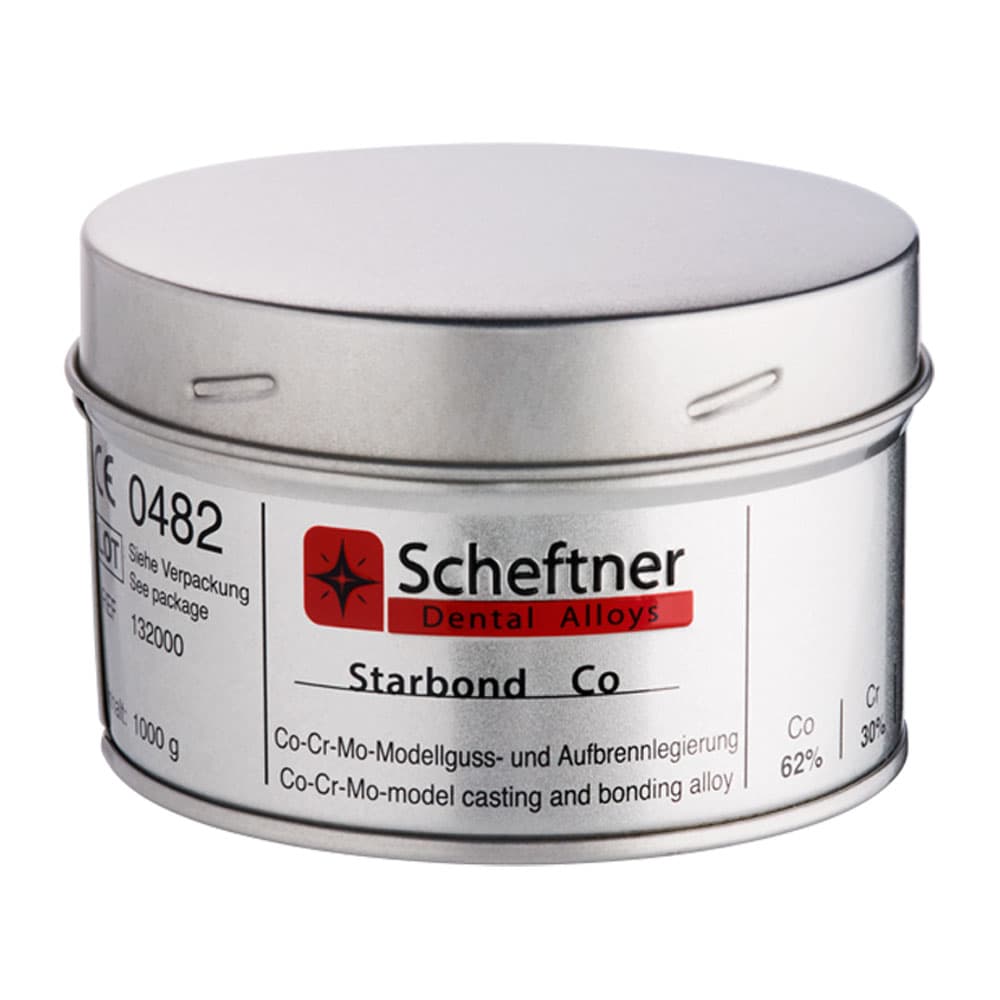 Starbond Co NPM-Alloys for Partial Dentures, 1000 Gm. Jar - Starbond Co NPM-Alloys for Partial Dentures, 1000 Gm. Jar - Image 1