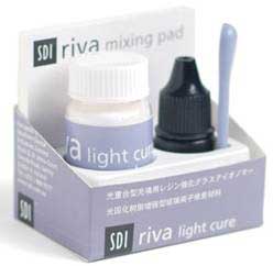 SDI Riva Light Cure B4 Resin Reinforced Glass Ionomer Powder and Liquid Kit, 15 g Powder / 7.2 mL Liquid, #8700510 - Riva Light Cure B4 Powder and Liquid Kit - Resin Reinforced Glass Ionomer: 15 - Image 1