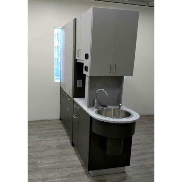 Signature Series Center Island Unit, Custom Made, B-fold Doors, 4 Drawers, ADA Certified Sink - Signature Series Center Island Unit. Custom made, B-fold doors, 4 drawers, ADA - Image 1
