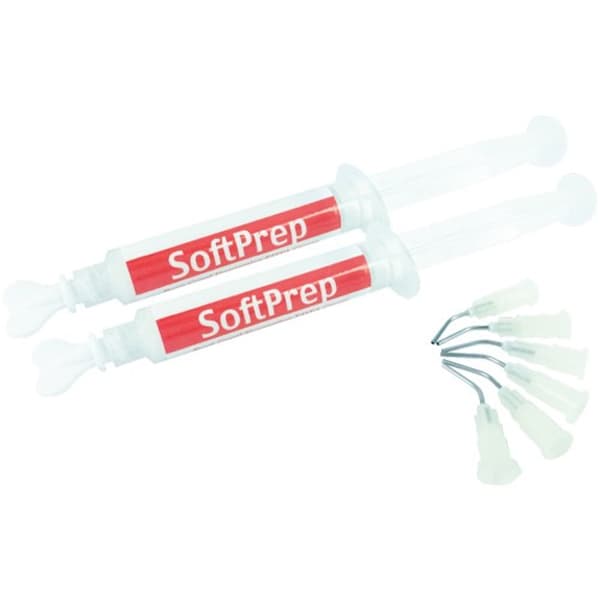 Spident SoftPrep Root Canal Preparation, 17% EDTA Cream, 2 x 6g Syringes with 6 Tips/Pk - SoftPrep Root Canal Preparation, 17% EDTA Cream, 2 x 6g Syringes and 6 Tips/Pk - Image 1