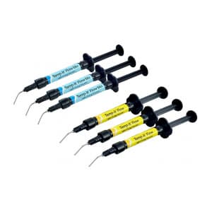 Spident Temp.ro Flow YELLOW (Natural) Light-Curing Temporary Filling Material, 4 x 1.2 g Syringes - Temp.ro Flow YELLOW (Natural) Temporary Filling Material, Light-Curing. Elastic - Image 1