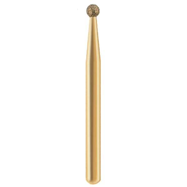 TriRockDental Zirconia Cutting Diamond FG #801-014, Fine Grit, Round, 10/Pk - TriRockDental Zirconia Diamond FG #801-014 Fine, Round 10/Pk - Image 1