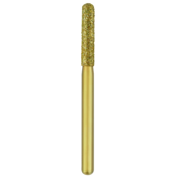 TriRockDental Zirconia Diamond FG #881-016 Fine Grit, Round End Cylinder, 10/Pk - TriRockDental Zirconia Diamond FG #881-016 Fine, Round End Cylinder 10/Pk - Image 1
