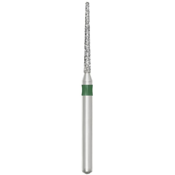 SS White Piranha Diamonds FG #850.012 Coarse Grit, Round End Taper, Single Use Diamond Bur, 25/Pkg - Piranha Diamonds FG #850.012 Coarse Grit, Round End Taper, Single Use Diamond - Image 1