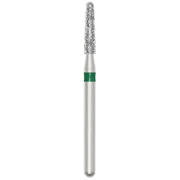 DentalRee FG #855.016 Coarse Round End Taper Diamond Bur, 5/Pk - DentalRee FG #855.016 Coarse Round End Taper Diamond Bur, 5/Pk - Image 1