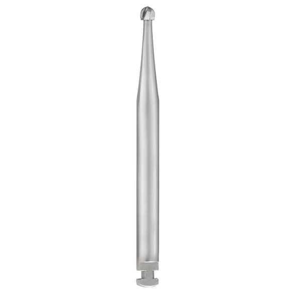 TriRockDental RA #6 SL (Surgical Length) Round Carbide Bur for Slow Speed Latch, 50/Pk - TriRockDental RA #6 SL (Surgical Length) Round Carbide Bur for Slow Speed - Image 1
