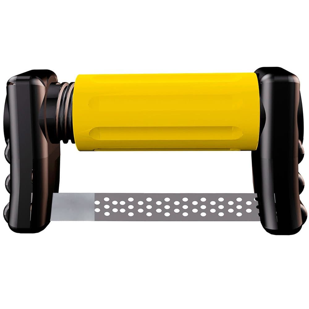 Magic Strip 0.10mm Double Sided Guided IPR Strip, Yellow, 10/Pk with 2 Handles - Magic Strip 0.10mm Double Sided Guided IPR Strip, Yellow, 10/Pk. Includes: - Image 1