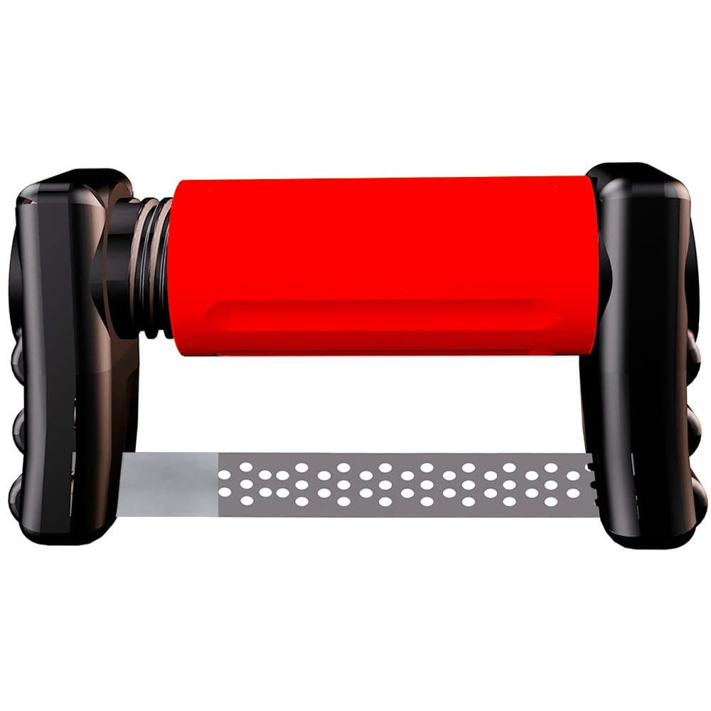 Magic Strip 0.15mm Double Sided Guided IPR Strip, Red, 10/Pk with 2 Handles - Magic Strip 0.15mm Double Sided Guided IPR Strip, Red, 10/Pk. Includes: - Image 1
