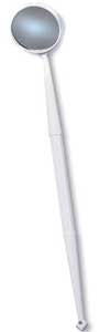 Sunstar Butler Disposable Plastic Mouth Mirror, 25 mm Diameter, One-Piece, Package of 12, #706 - Butler Disposable Plastic Mouth Mirror - 25 mm Diameter, One-Piece, Package - Image 1