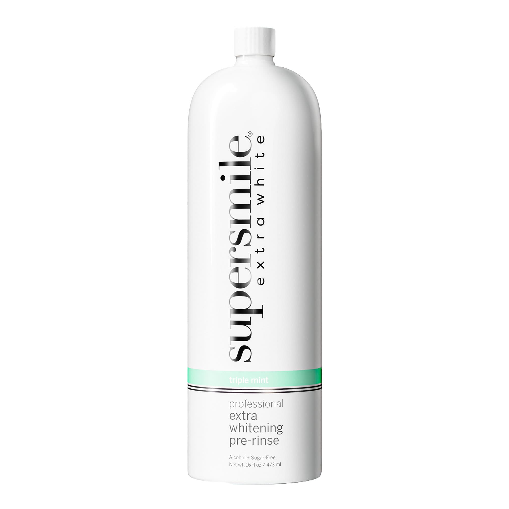 SuperSmile Professional Extra Whitening Pre-Rinse, 16 oz, Triple Mint, Single Bottle - SuperSmile Professional Extra Whitening Pre-Rinse, 16Oz., Triple Mint, Single Bottle - Image 1