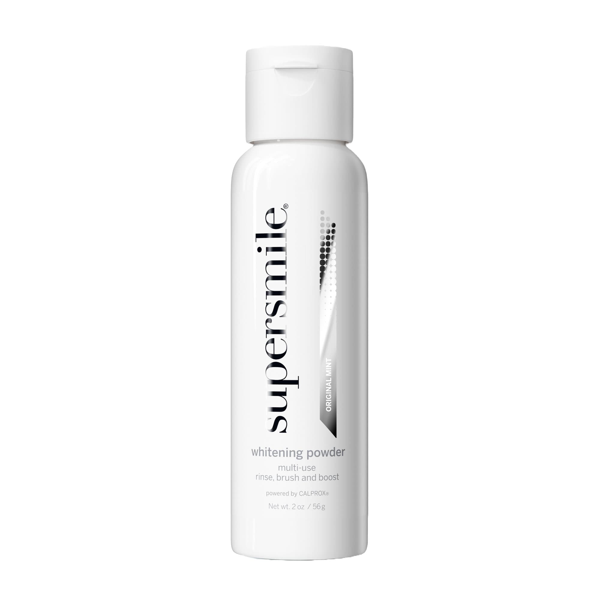 SuperSmile Multi-Use 3-in-1 Whitening Powder, Mint, 2 oz Bottle, Single Bottle - SuperSmile Multi-Use 3-in-1 Whitening Powder, Mint, 2Oz. Bottle, Single Bottle - Image 1