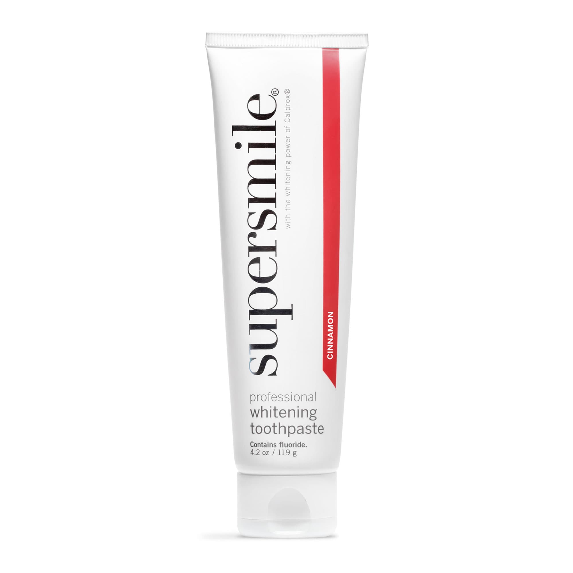 SuperSmile Fluoride Professional Whitening Toothpaste, Cinnamon, 4.2 oz Tube, 1/Pk - SuperSmile Fluoride Professional Whitening Toothpaste, Cinnamon, 4.2Oz. Tube, 1/Pk - Image 1