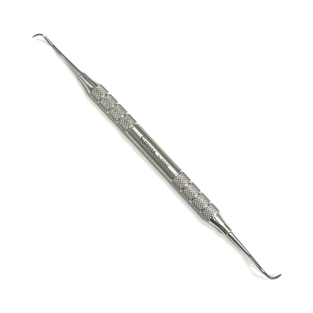 SUPPRA Double-ended 204 Series Hygienist Scaler, Fine, 5/16" Stainless Steel Handle, 1/Pk - SUPPRA Double-ended 204 Series Hygienist Scaler, Fine, 5/16" Stainless Steel Handle, 1/Pk - Image 1