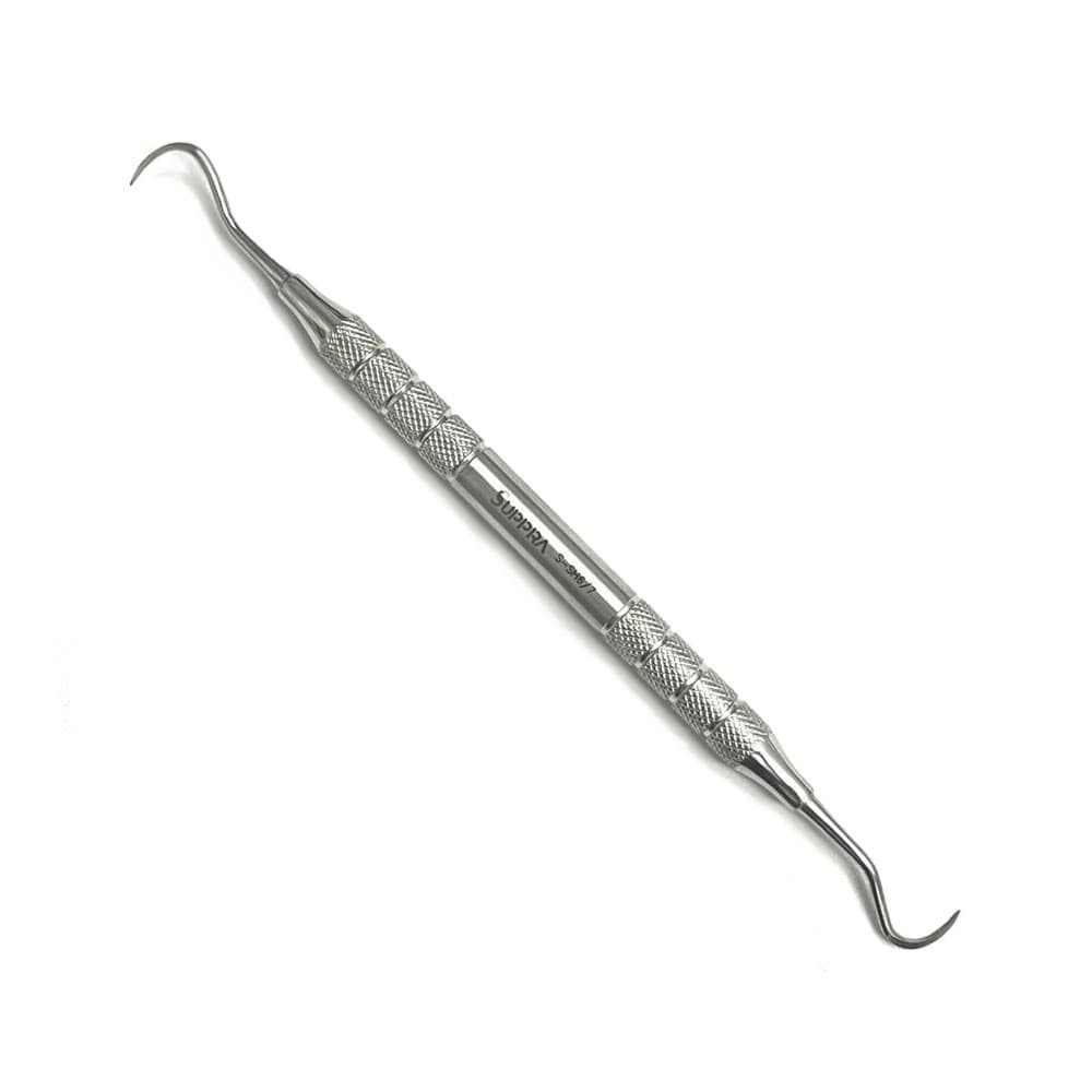 SUPPRA Double-Ended SH6/7 Series Anterior Scaler, 5/16" Stainless Steel Handle, 1/Pk - SUPPRA Double-Ended SH6/7 Series Anterior Scaler, 5/16" Stainless Steel Handle, 1/Pk - Image 1