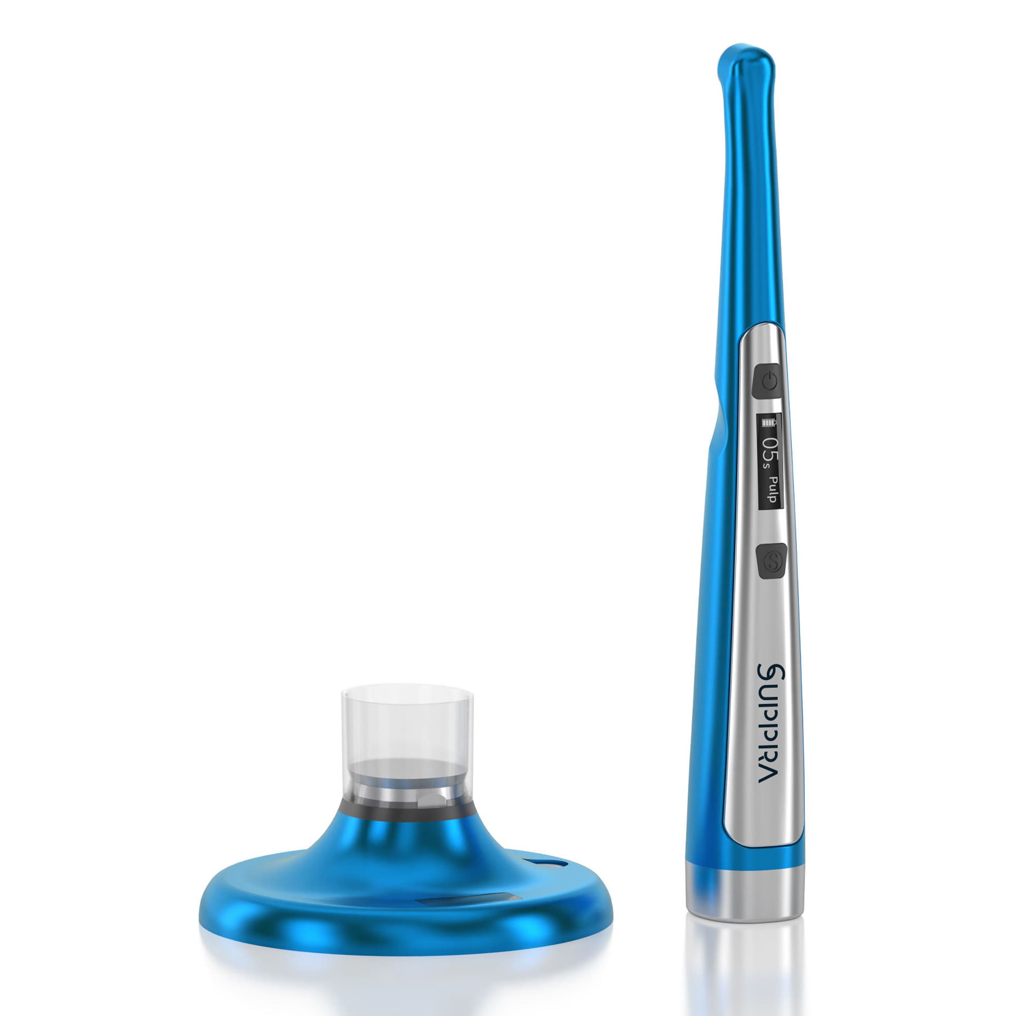 SUPPRA G5 Cordless LED Curing Light, Stainless Steel, Blue, 1/Pk - SUPPRA G5 Cordless LED Curing Light, Stainless Steel, Blue, 1/Pk. Includes - Image 1