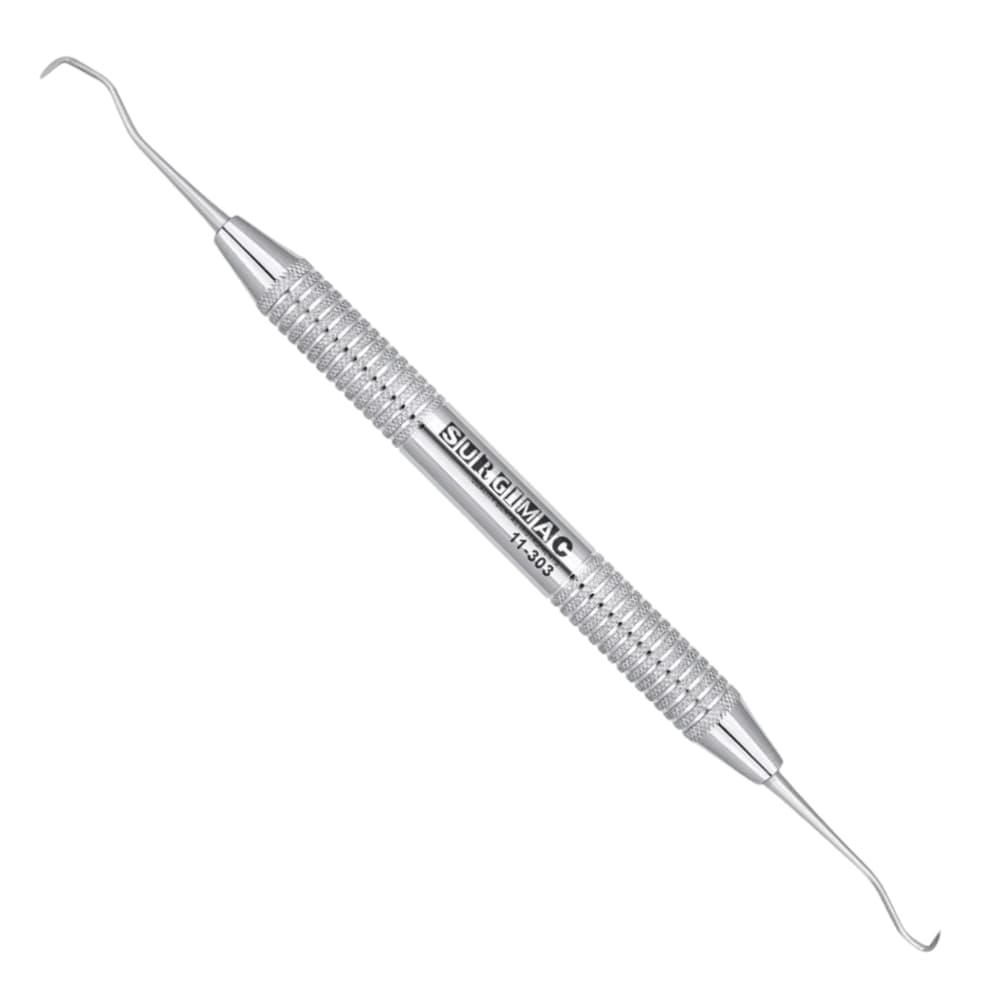 Surgimac Air Series #30/33 Standard/Mini Double-Ended Stainless Steel Jacquette Scaler with Hollow Handle, 1/Pk - Air Series #30/33 Standard/Mini Double-Ended Stainless Steel Jacquette Scaler w/Hollow Handle, 1/Pk - Image 1