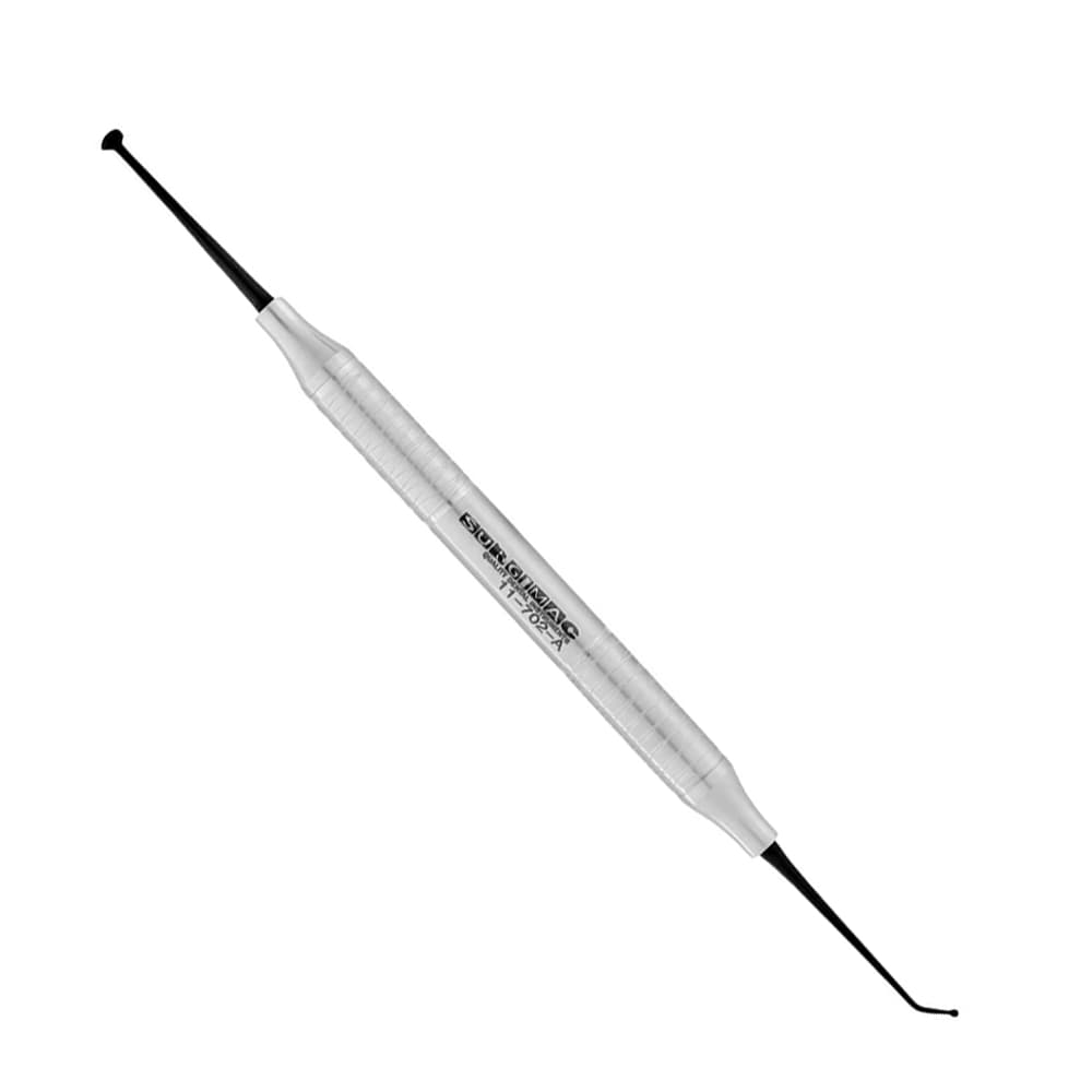 Surgimac Air Series Double-Ended Ball Burnisher #27/29 (3.1mm/1.6mm), Black (TiN) Tips, 1/Pk - Air Series Double-Ended Ball Burnisher #27/29 (3.1mm/1.6mm), Black (TiN) Tips, 1/Pk - Image 1