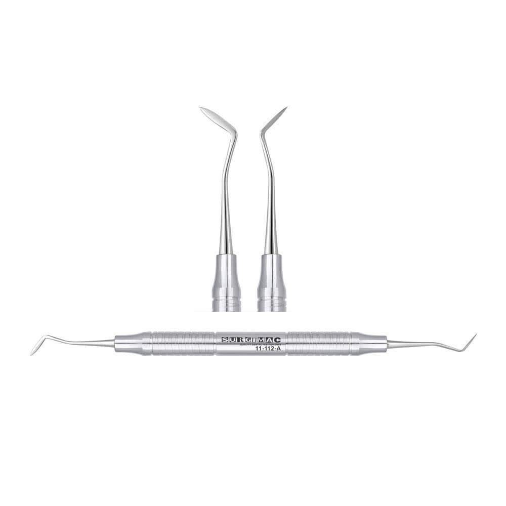 Surgimac Air Series Double-Ended Stainless Steel #1/2 Hollenback Carver, 1.0/2.0mm, Regular Handle, 1/Pk - Air Series Double-Ended Stainless Steel #1/2 Hollenback Carver, 1.0/2.0mm, Regular Handle, 1/Pk - Image 1