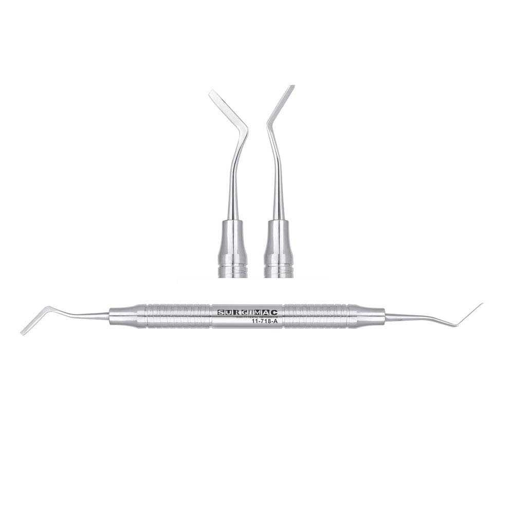 Surgimac Air Series Stainless Steel Double-Ended CSI-1 Gingival Retraction Cord Packer, Serrated, 1/Pk - Air Series Stainless Steel Double-Ended CSI-1 Gingival Retraction Cord Packer, Serrated, 1/Pk - Image 1