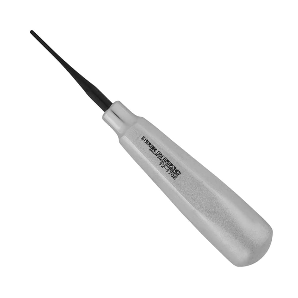 Surgimac Air Series 2mm Straight Blade Elevator with Black (TiN) Tips, Non-Serrated, 1/Pk - Air Series 2mm Straight Blade Elevator with Black (TiN) Tips, Non-Serrated, 1/Pk - Image 1