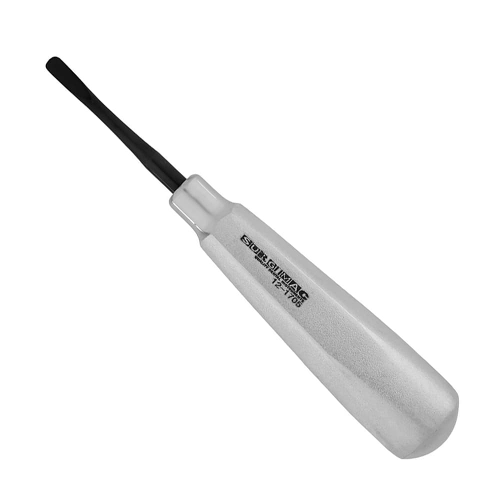 SurgiMac Air Series 5mm Straight Blade Elevator, Black (TiN) Tips, Non-Serrated, 1/Pk - Air Series 5mm Straight Blade Elevator with Black (TiN) Tips, Non-Serrated, 1/Pk - Image 1
