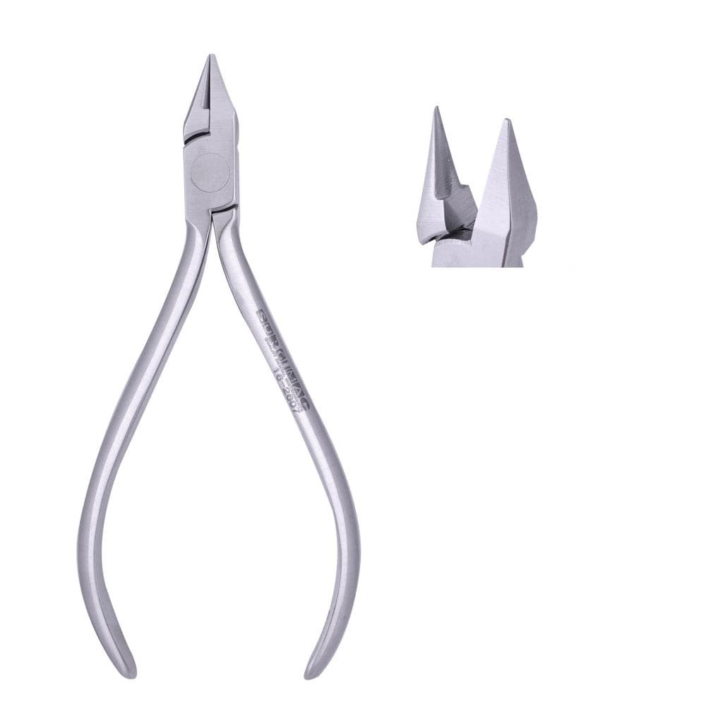 SurgiMac Air Series Long Tapered Bird Beak Pliers, Stainless Steel, 1/Pk - Air Series Long Tapered Bird Beak Pliers, Stainless Steel, 1/Pk - Image 1