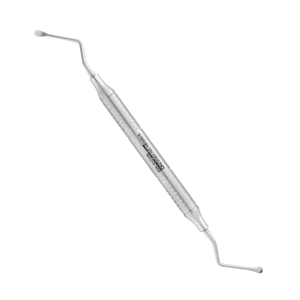 Surgimac Air Series #11 Miller Surgical Curette, Stainless Steel, Serrated Ends, 1/Pk - Air Series Stainless Steel #11 Miller Surgical Curette, Serrated Ends, 1/Pk - Image 1