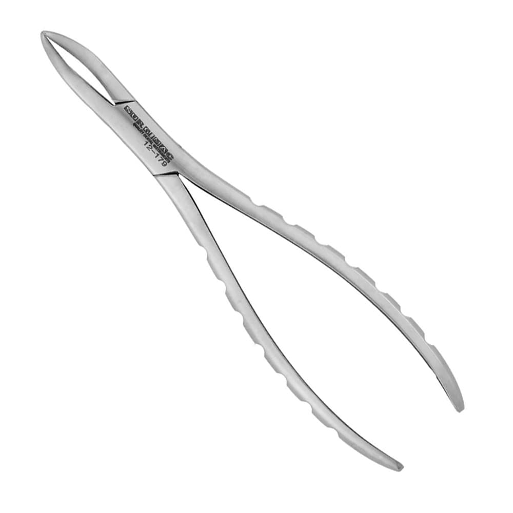 Surgimac Air Series #301 Root Forceps, Lower Roots, Serrated Tips, Stainless Steel, 1/Pk - Air Series Stainless Steel #301 Root Forceps, Lower Roots, Serrated Tips, 1/Pk - Image 1