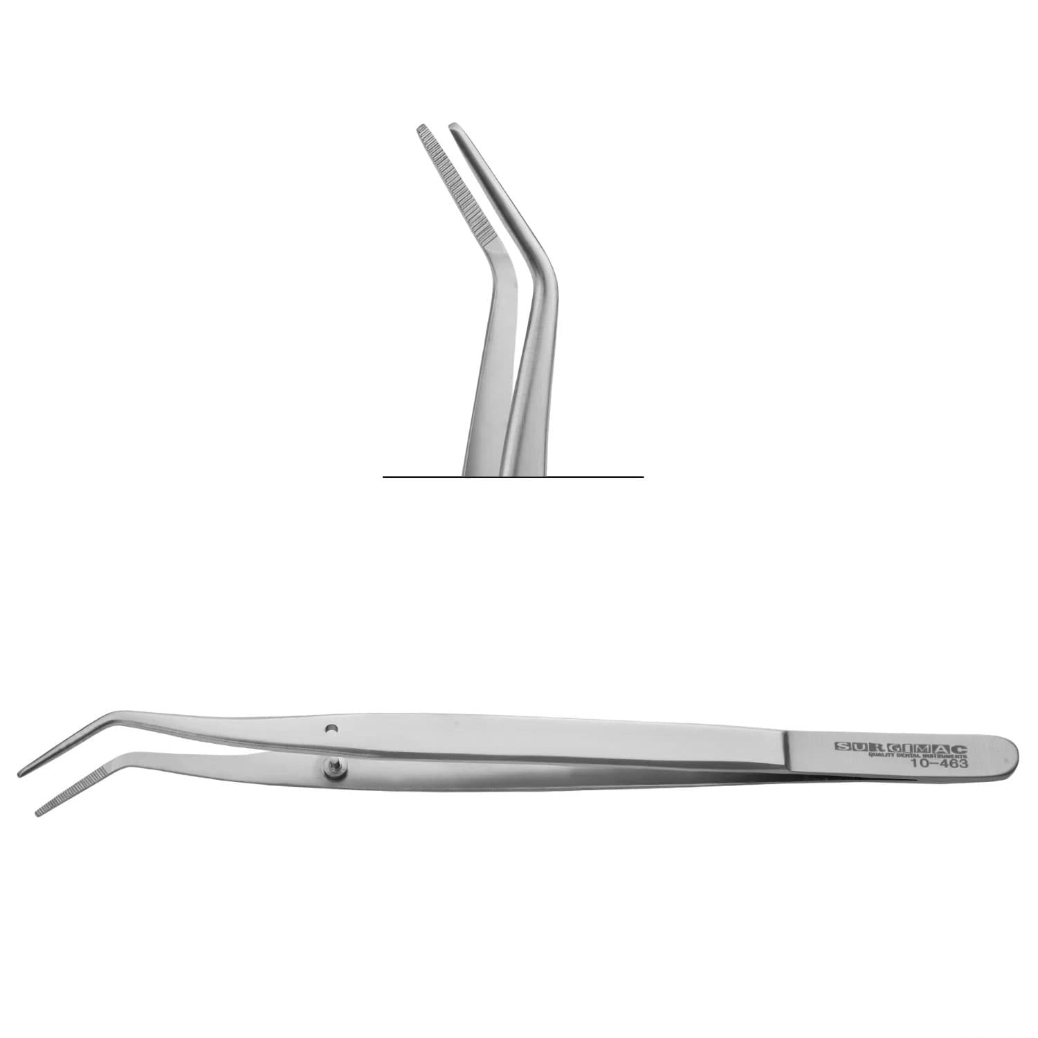 Surgimac Air Series Stainless Steel #18 Dressing Pliers, Serrated Tips, 1/Pk - Air Series Stainless Steel #18 Dressing Pliers, Serrated Tips, 1/Pk - Image 1