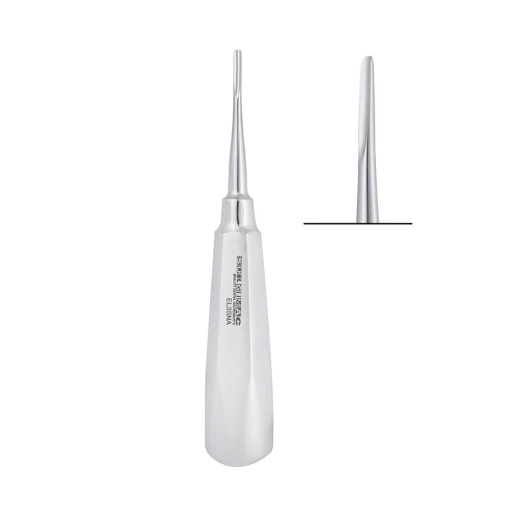 Surgimac Air Series Stainless Steel 3mm Non-Serrated Elevator, Straight, 1/Pk - Air Series Stainless Steel 3mm Non-Serrated Elevator, Straight, 1/Pk - Image 1