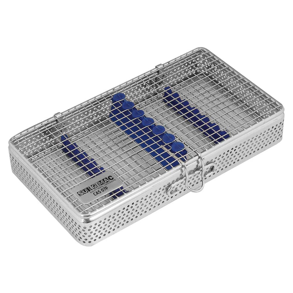 SurgiMac Eco Series Stainless Steel 7-Instrument Cassette, Medium, 1/Pk - Eco Series Stainless Steel 7-Instrument Cassette, Medium, 1/Pk - Image 1