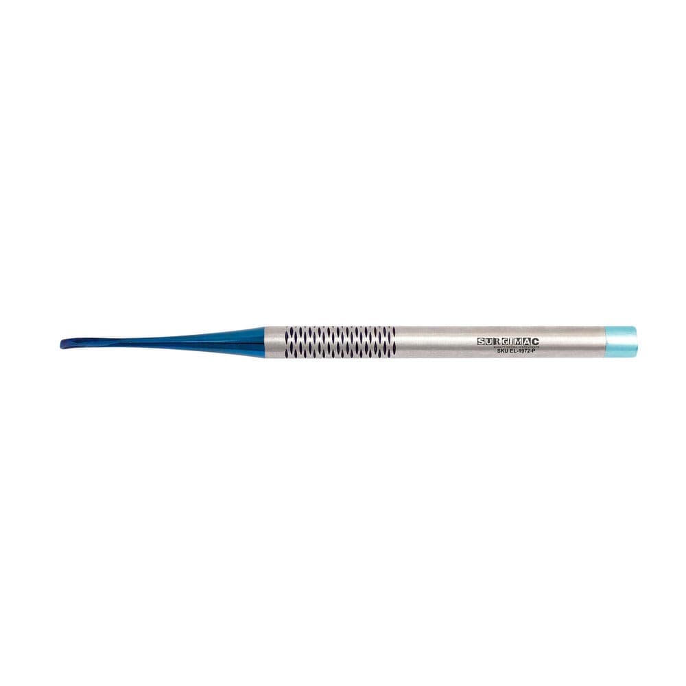 Pro Series PDL Luxating Elevator, 2mm Curved, Serrated Blue (TiN) Tips, 1/Pk - Pro Series PDL Luxating Elevator, 2mm Curved, Serrated Blue (TiN) Tips, 1/Pk - Image 1