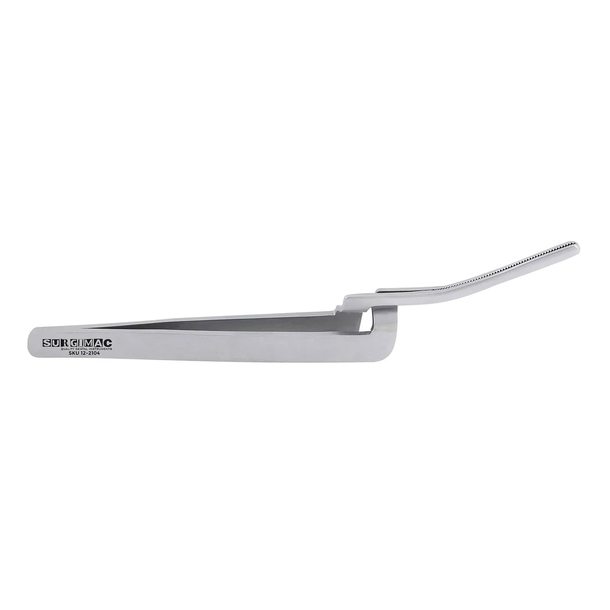 Pro Series Miller Articulating Paper Forceps, Curved Serrated, Stainless Steel, 1/Pk - Pro Series Miller Articulating Paper Forceps, Curved Serrated, Stainless Steel, 1/Pk - Image 1