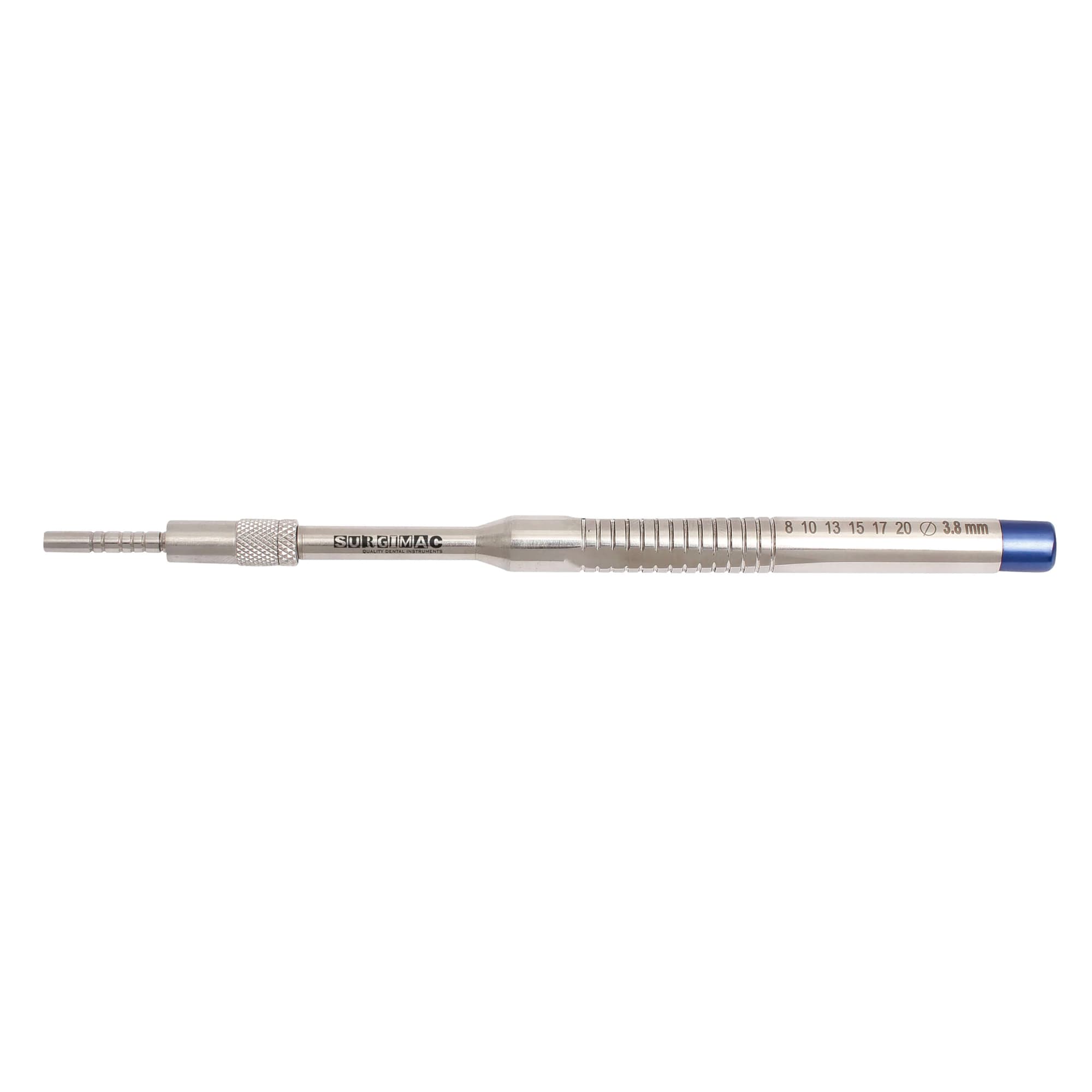 Pro Series Straight Sinus Osteotome, Concave 4.5mm Diameter, L-Key Stops, 1/Pk - Pro Series Straight Sinus Osteotomes, Concave 4.5mm Diameter, L-Key Stops, 1/Pk - Image 1