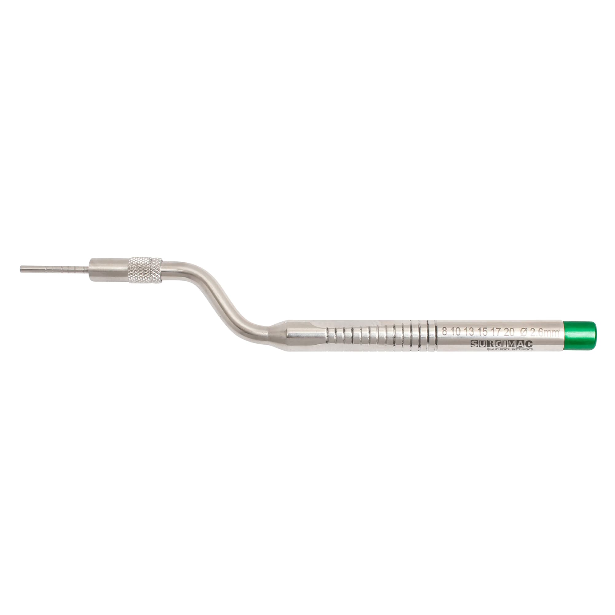 Pro Series Angled Sinus Osteotome, Concave 3.1mm Diameter, L-Key Stops, 1/Pk - Pro Series Angled Sinus Osteotomes, Concave 3.1mm Diameter, L-Key Stops, 1/Pk - Image 1