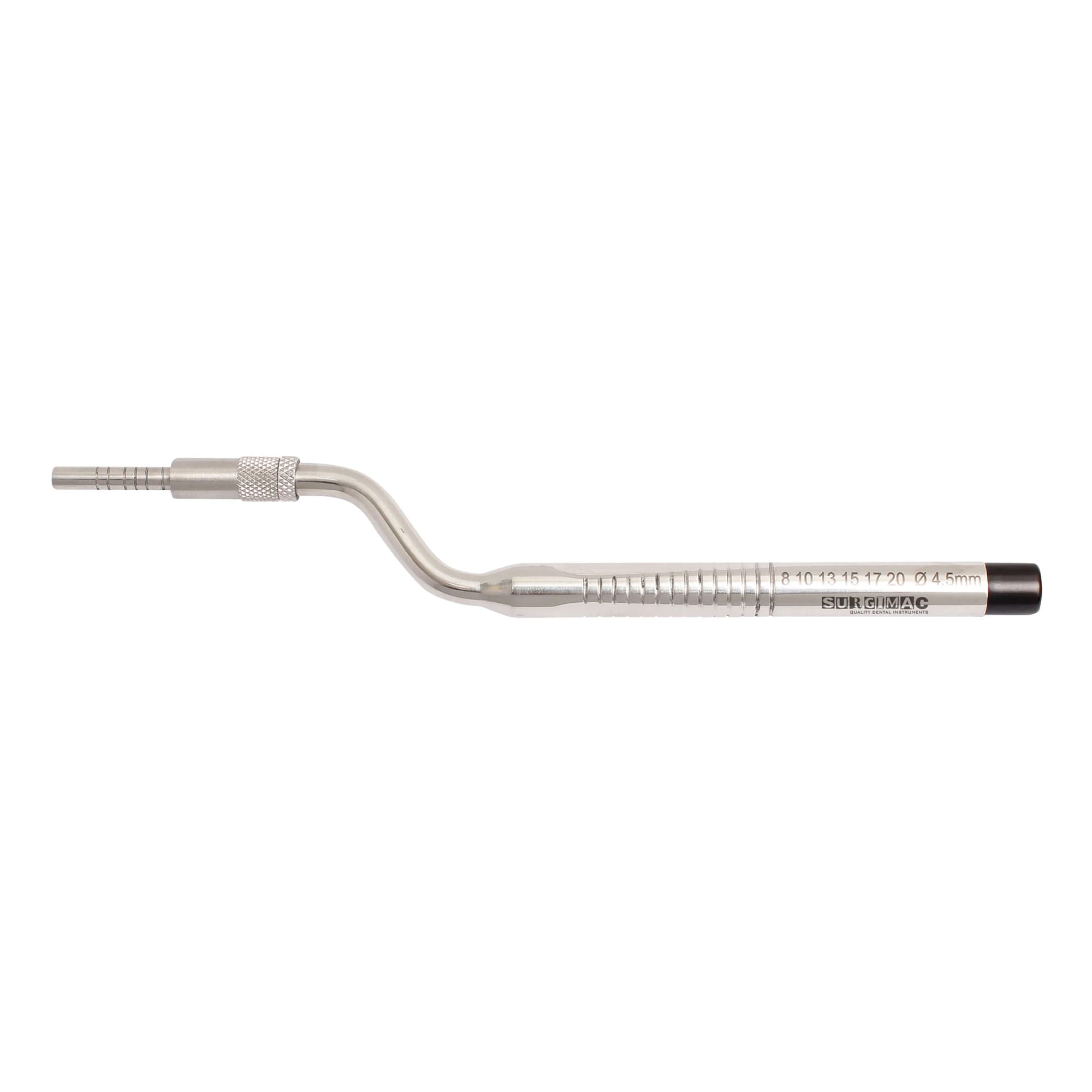 Pro Series Angled Sinus Osteotome, Concave 4.5mm Diameter, L-Key Stops, 1/Pk - Pro Series Angled Sinus Osteotomes, Concave 4.5mm Diameter, L-Key Stops, 1/Pk - Image 1