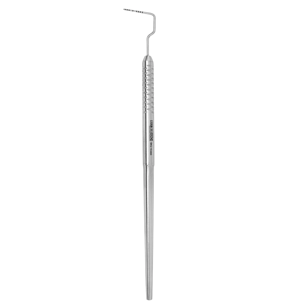 Slim Series Stainless Steel Thin Williams Probe, Posterior Offset, Single-Ended, Color-Coded, 1/Pk - Slim Series Single-Ended Stainless Steel Thin Williams Novatech Color-Coded Probe, 1/Pk - Image 1