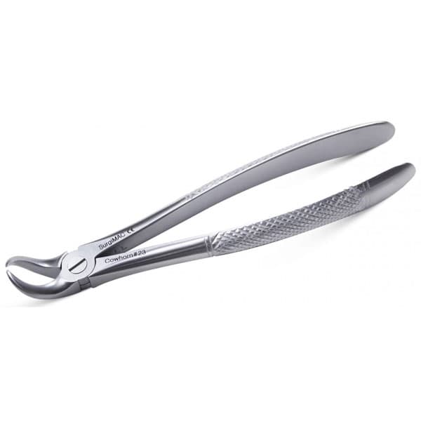 SurgiMac #23 Cowhorn Extracting Forceps for Upper Incisors, Bicuspids, and Roots, Stainless Steel, American Pattern - SurgiMac #23 Cowhorn Extracting Forceps for Upper Incisors, Bicuspids - Image 1