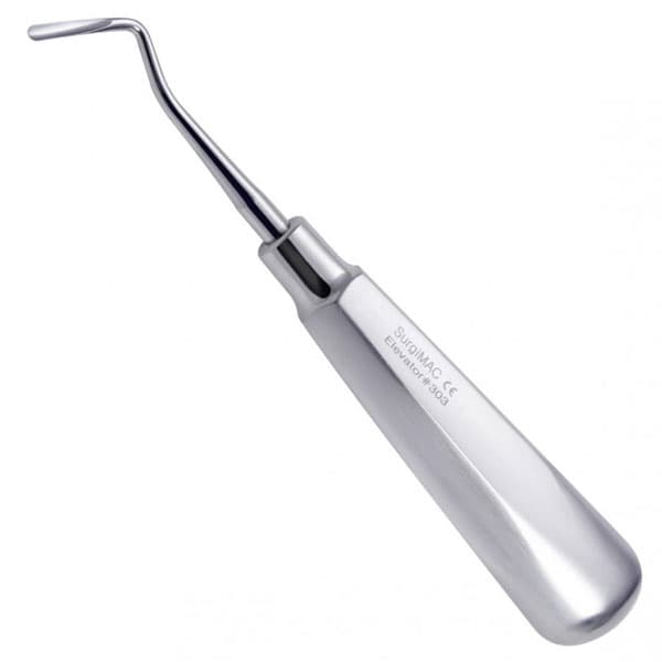 SurgiMac #303 Apical Elevator for Root Extraction, 420 Stainless Steel, 1/Pk - SurgiMac #303 Apical Elevators for Root Extracting, 1/Pk - Image 1