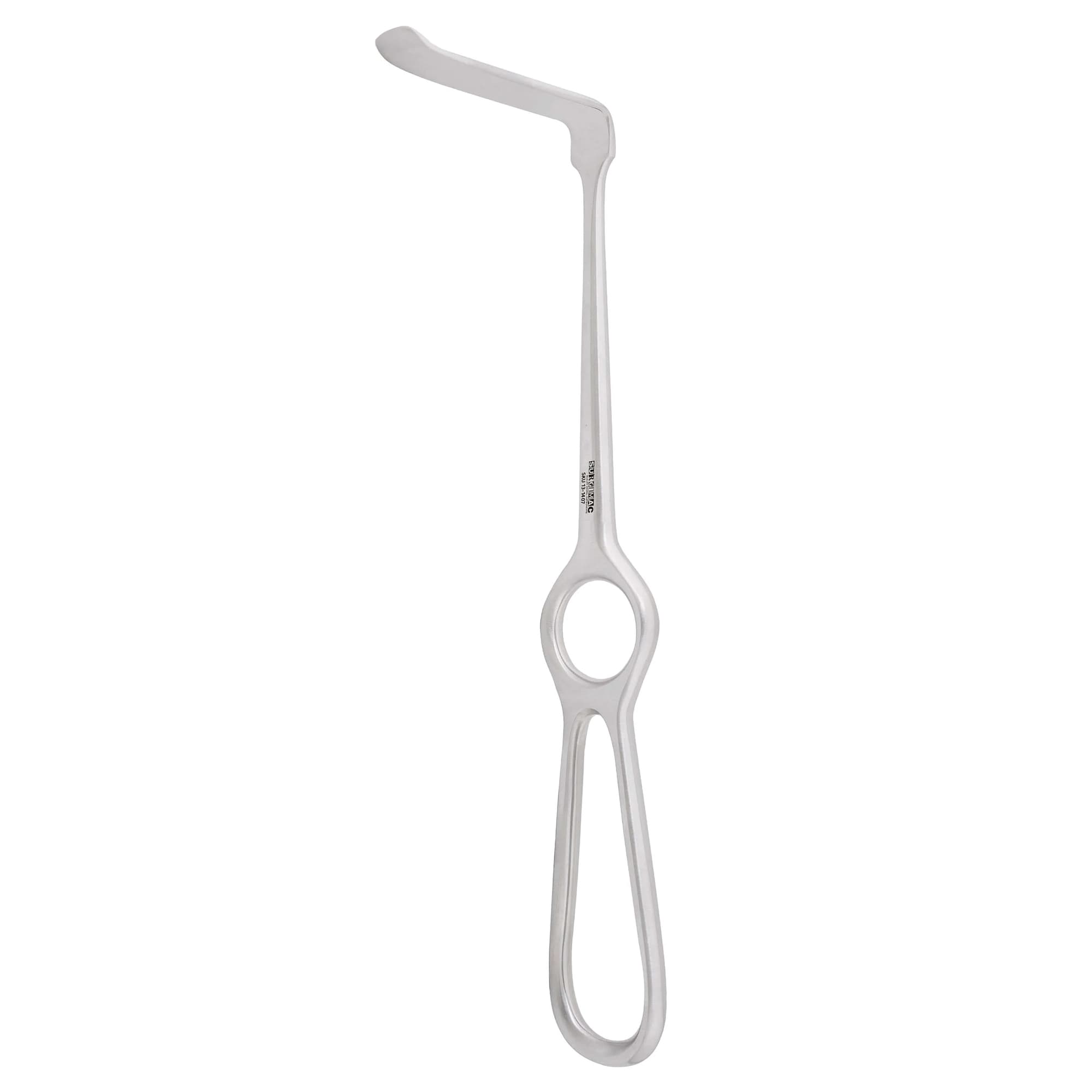 SurgiMac Stainless Steel 8" Surgical Retractor, Upward Curved, 1/Pk - SurgiMac Stainless Steel 8" Surgical Retractor, Upward Curved, 1/Pk - Image 1