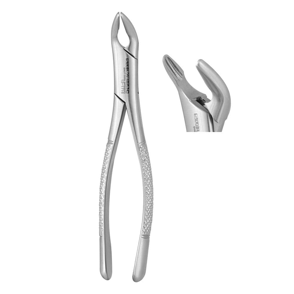 SurgiMac #151A Universal Extracting Forceps, Lower Incisors, Canines, and Premolars, Stainless Steel, American Pattern - SurgiMac #151A Universal Extracting Forceps, for Lower Incisors, Canines, and Premolars - Image 1