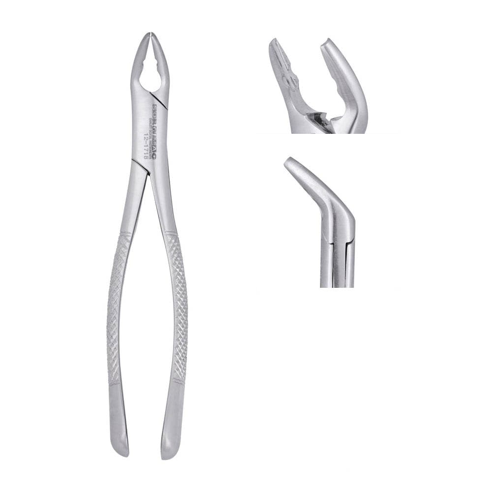 SurgiMac #151AS Universal Extracting Forceps for Upper Incisors, Bicuspids, and Roots, Stainless Steel, American Pattern, 1/Pk - SurgiMac #151AS Universal Extracting Forceps for Upper Incisors, Bicuspids, and Roots, 1/Pk - Image 1
