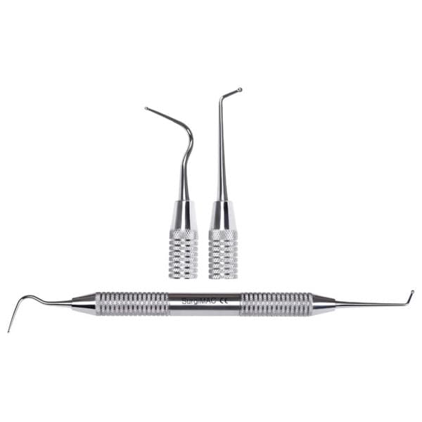 SurgiMac PICH Calcium Hydroxide Placer (Dycal), Double-Ended, 420 Stainless Steel, 1/Pk - SurgiMac Burnishers PICH Calcium Hydroxide Placer (Dycal), 1/Pk - Image 1