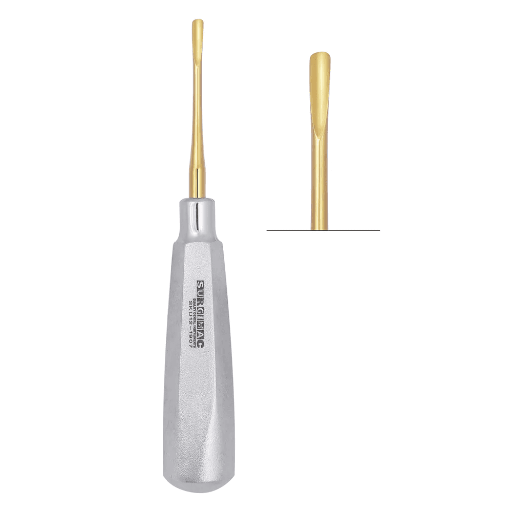 SurgiMac #34 Seldin Elevator, Stainless Steel with Easy Grip Handle, 1/Pk - SurgiMac #34 Seldin Elevator, Stainless Steel with Easy Grip Handle, 1/Pk - Image 1
