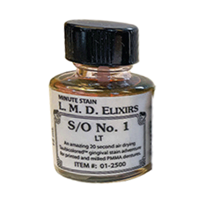 L.M.D. ELIXIRS Gingival Stains, Light Pink, 12cc/12ml Bottle - L.M.D. ELIXIRS Gingival Stains, Light Pink, 12cc Bottle - Image 1
