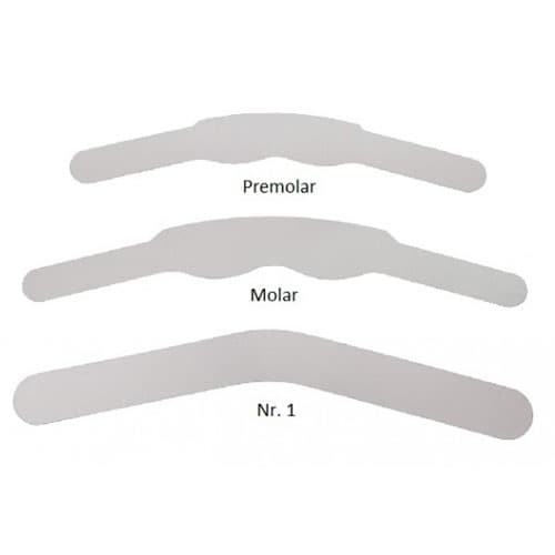 TDV Tofflemire Matrices, Molar, 0.050 mm Thick Stainless Steel, 12/Pk - TDV Tofflemire Matrices - Molar 12/Pk. For Class II restorations, 0.050 mm - Image 1