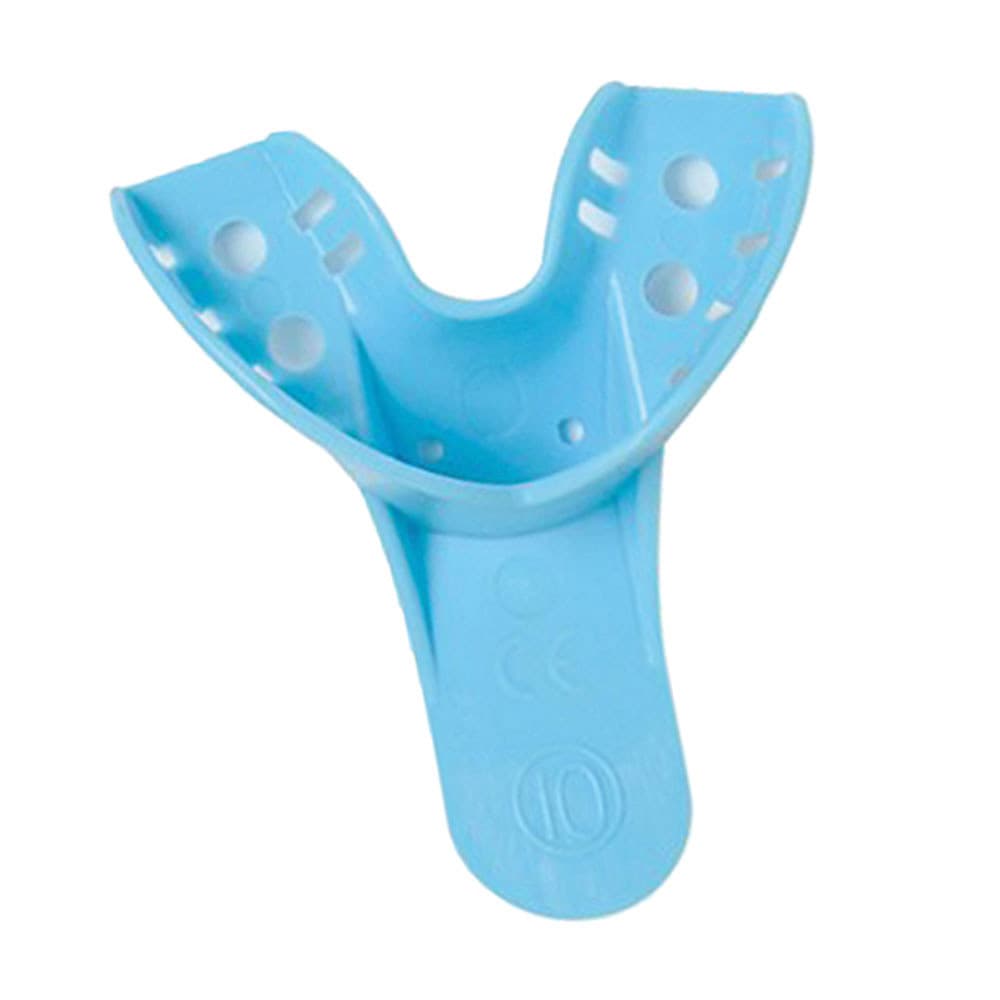 Top Quality Manufacturing #10 Anterior Lower Perforated Impression Tray, 12/Pack - Top Quality Manufacturing #10 Anterior Lower Perforated Impression Tray, 12/Pack - Image 1
